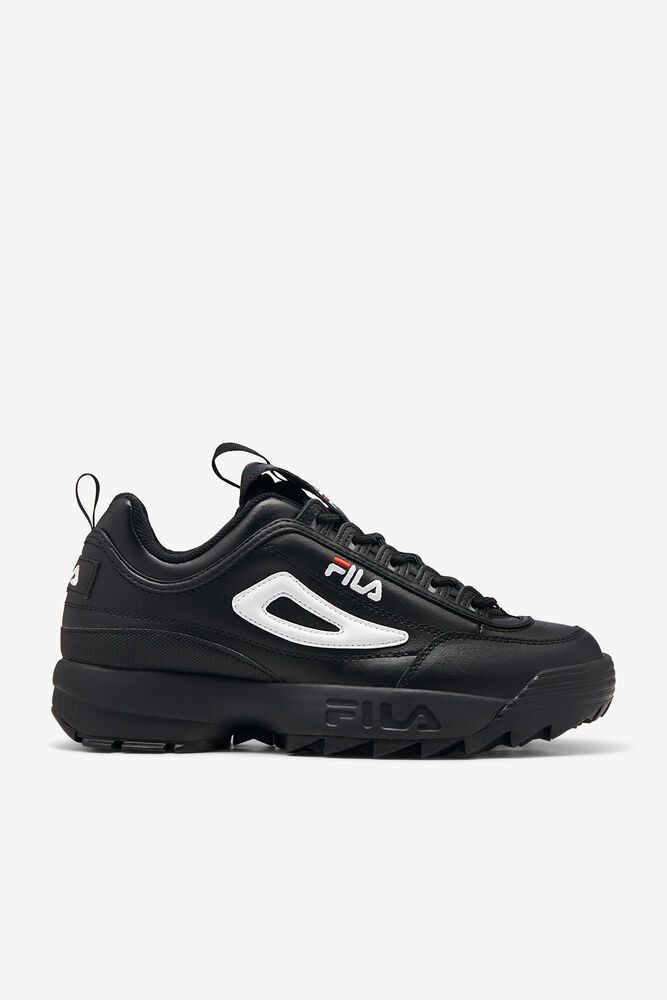 Fila Disruptor 2 Premium Trainers Black - Mens - 31267YKOX